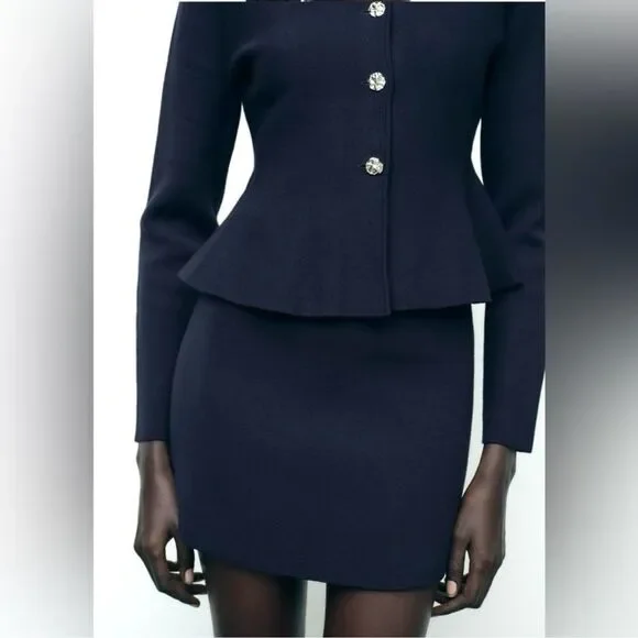 NWT PLAIN CARDIGAN And SKIRT Set Size Small - Picture 5 of 14